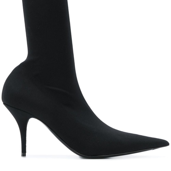 Balenciaga Knife crepe jersey boots - Picture 1 of 3